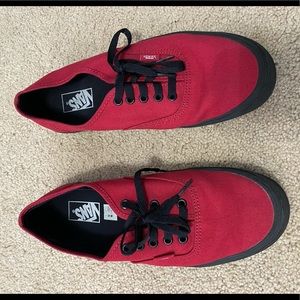 Vans Authentic style red